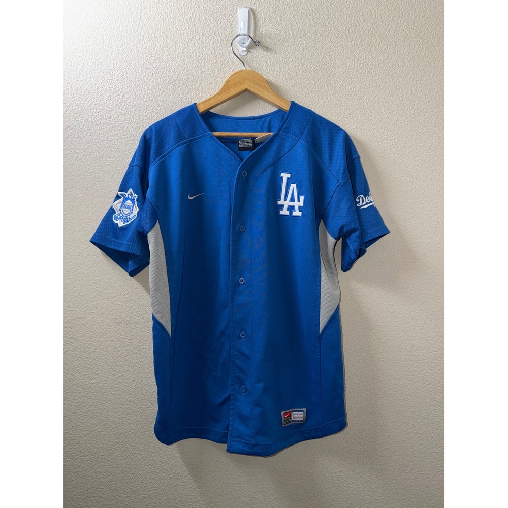 Boys Y2K Nike LA Dodgers Baseball Jersey Size XL